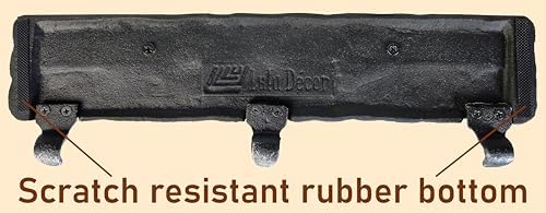 Lulu Decor, 100% cast Iron Decorative Christmas Stocking Holders for