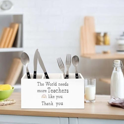 Teacher Appreciation Gifts Pen Holder for Desk, Teacher Gifts Pencil