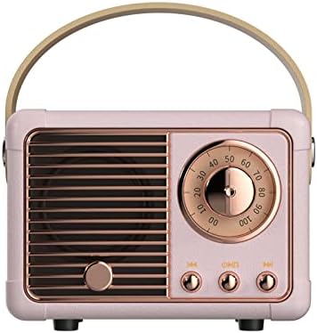 Dosmix Retro Bluetooth Speaker, Vintage Mini Decor Gift for Women Girl