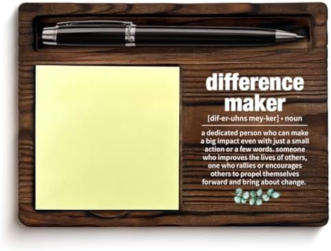 Difference Maker Gift, Thank You Gifts for Teacher Coach Mentor Boss