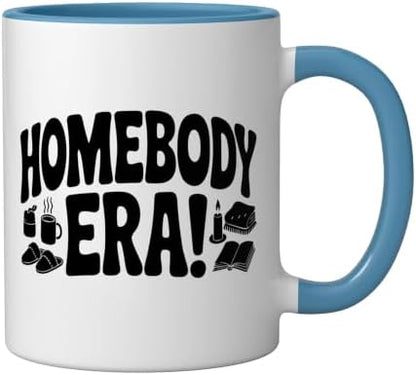 Homebody Era Surrounded Fairy Lights Soft Pillows Always Ceramic Mug