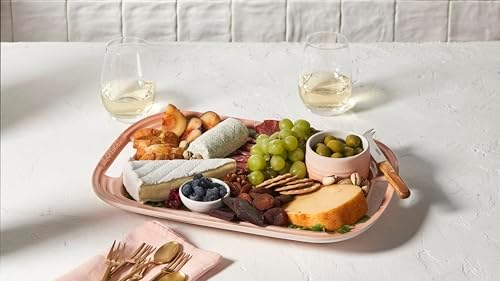 Le Creuset Stoneware Serving Platter, 16.25", Artichaut