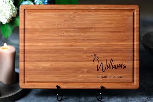 Personalized Cutting Boards for Christmas, Custom Engraved Wood