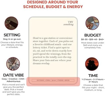 Dopamine Date – 52 Date Night Ideas for Couples | 180 Card Date Night