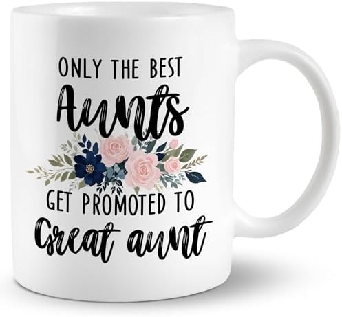 Promoted to Great Aunt Mug, Great Aunt Coffee Cups Ceramic, Great Aunt