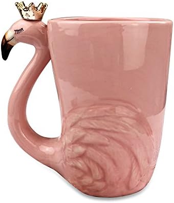 Cute Pink Flamingo Gifts for Women Coffee Mug Unique Ceramic Animal