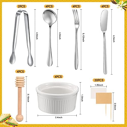 Charcuterie Board Accessories Utensils Cheese Spreader Knives Set