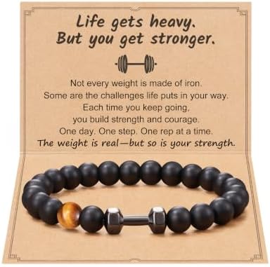 ME VS ME Inspirational Workout Gym Gifts for Men with Message Card