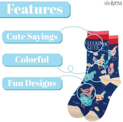Karma womens Karma Crew Socks