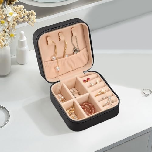 Travel Jewelry Case Box Small Mini Jewelry Organizer Display Storage
