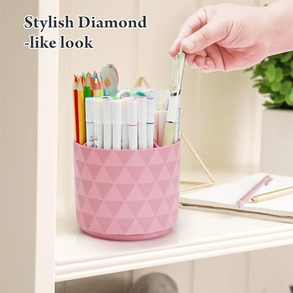 Cute Pencil Holders For Desk,360-Degree Rotating Pen Holders For Home