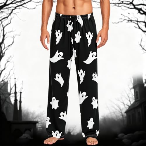 Halloween Pajamas Men Pajama Pants Family Pjs Clothes Plus Size
