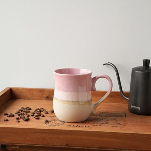 Bosmarlin Large Ceramic Coffee Mug, 20 Oz, Big Tea Cup for Office and