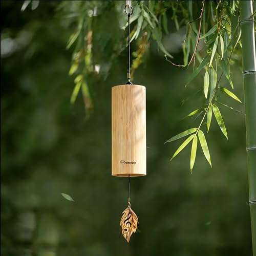 Wind Chimes for Outside Natural Bamboo Windchimes Unique Rain Chime