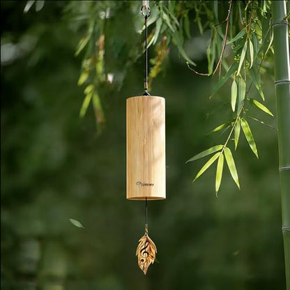 Wind Chimes for Outside Natural Bamboo Windchimes Unique Rain Chime