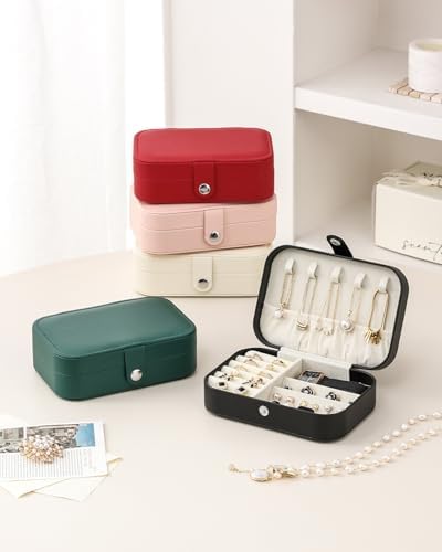 CASEGRACE Jewelry Box For Women Portable Travel Jewelry Case for
