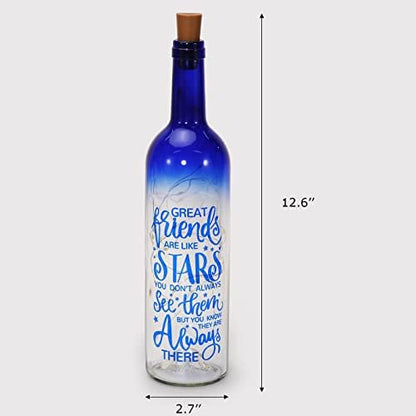 Christmas Gifts' for Women - Friendship Wine Bottle Lights with Cork