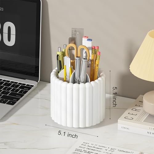Anyoifax Rotating Pen Holder for Desk Removable Pencil Cup, Small