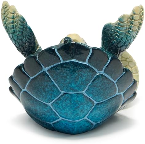Hodao Sea Turtle Cell Phone Stand, Turtle Figurine for Ocean Beach