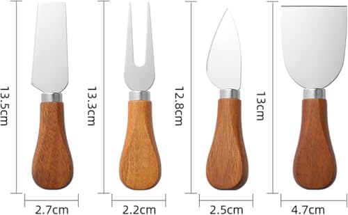 Linwnil Cheese Knives Set for Charcuterie Board Accessories Stainless