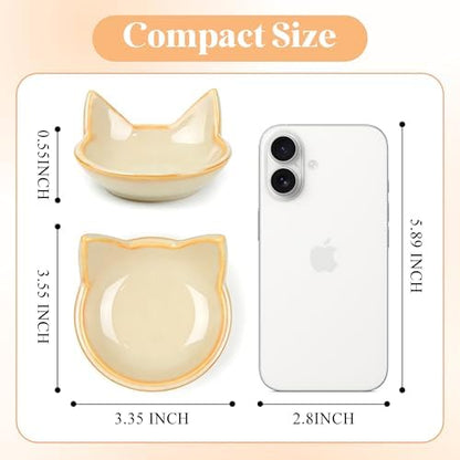 PUDDING CABIN Cat Gifts for Women Girls Kitty Jewelry Dish - Mother’s
