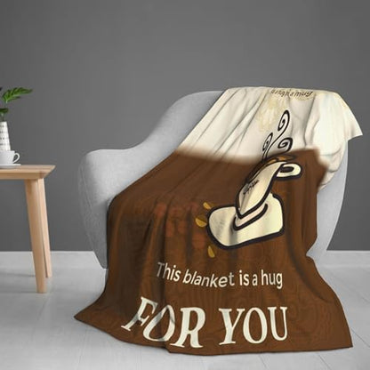 Coffee Lover Gifts, Gifts for Coffee Lovers, Cafe Gift Blanket 50"X60"