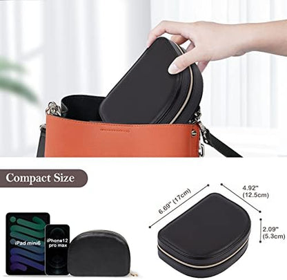 ProCase Travel Size Jewelry Box, Medium Portable Seashell-Shaped