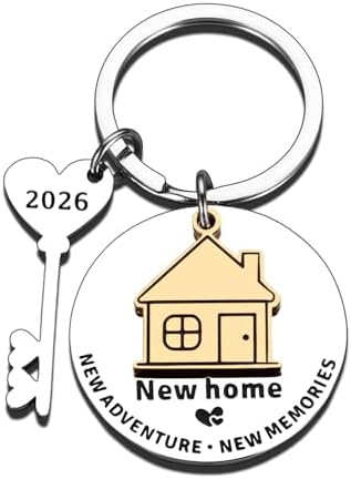 House Key Chain House Warming Gifts Welcome New Home Keychain Gift