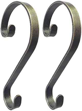 Haute Decor Stocking Scrolls Christmas Stocking Hanger - 2 Pack