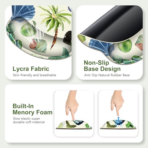 Mouse Pad, 4 in1 Large Desk Mat, Desk Pad Matt for Desktop, Anti-Slip
