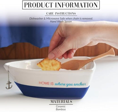 Pavilion Gift Company - Home - 12 oz Serving Bowl Dipping Dip Salsa