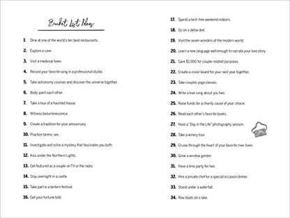 Our Bucket List: A Journal for Couples: Create Your Dream Life