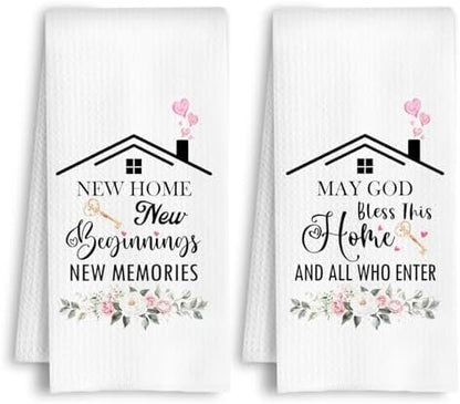 New Home Gifts Kitchen Towels, Housewarming Gifts for New House Dish