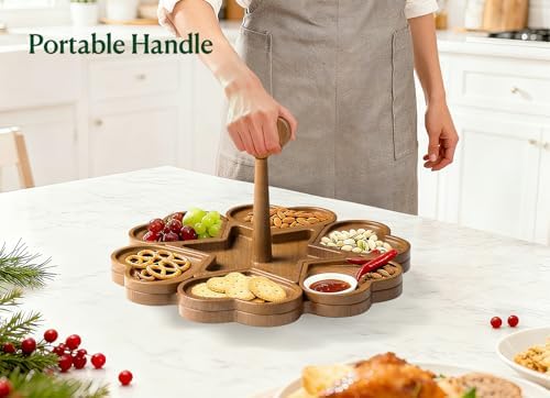 Charcuterie Board and Serving Set, Heart Shaped Christmas Funny