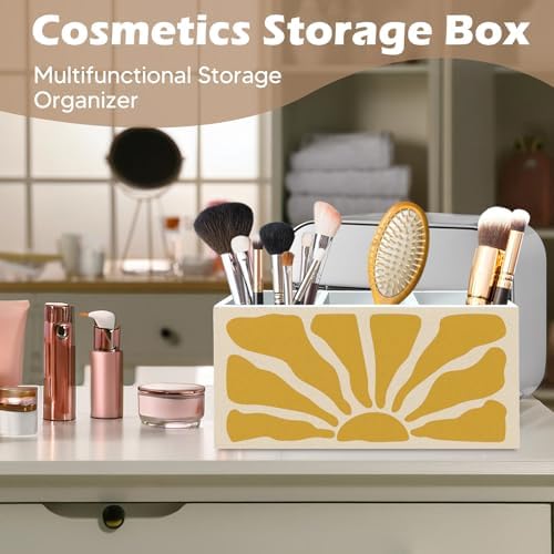 DILSJ Boho Abstract Sunshine Pen Pencil Holder Organizer for Desk