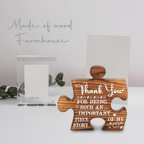 Thank You Teacher Desk Decor Plaque,Teacher Appreciation Puzzle Sign
