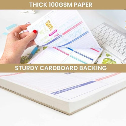 bloom daily planners Double Sided Daily To Do List Planning Pad - 80
