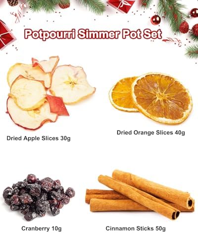Christmas Potpourri Simmering, Holiday Cheer Stovetop Potpourri with