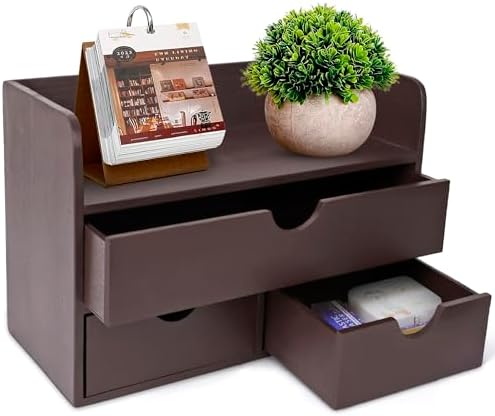 Besti Wooden Office Desk Organizer - Organizing Tool for Desktop