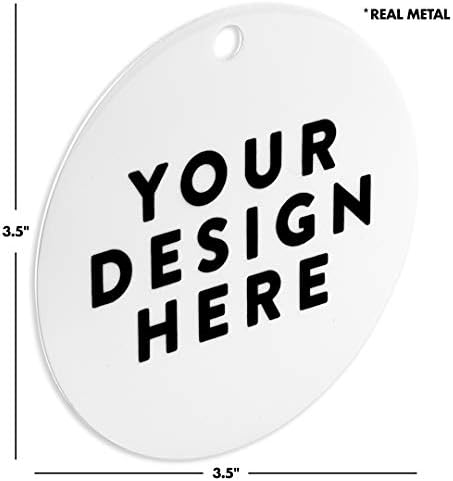 Andaz Press Custom Year Gay Couple Family Metal Christmas Ornament