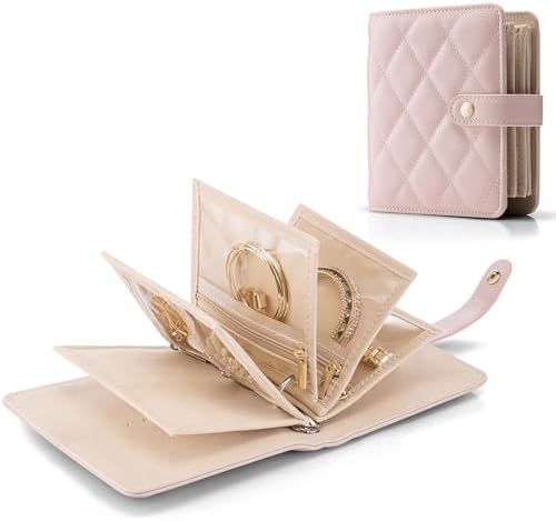 VLANDO Travel Jewelry Organizer Case,Travel Gifts for Women,Portable