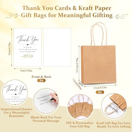 Bulk Appreciation Gifts, 18 Pcs/ 6 Sets Thank You Gifts for Coworkers