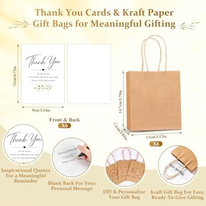 Bulk Appreciation Gifts, 18 Pcs/ 6 Sets Thank You Gifts for Coworkers