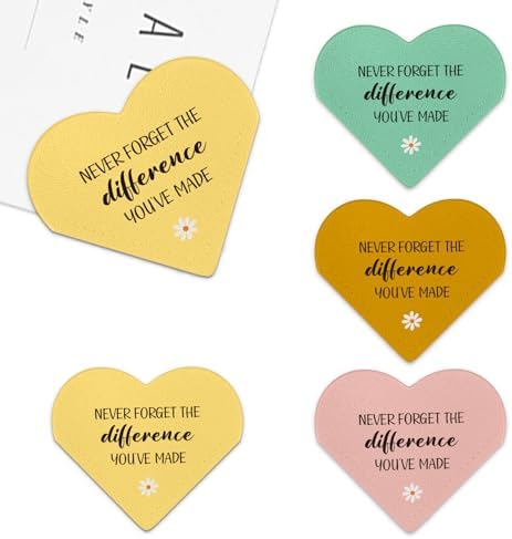 4 Pcs Never Forget The Difference You Make Thank You Gifts