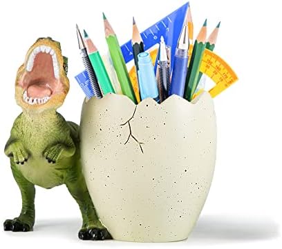 Dinosaur Pencil & Pen Holder for Desk, Kids Toothbrush Holder
