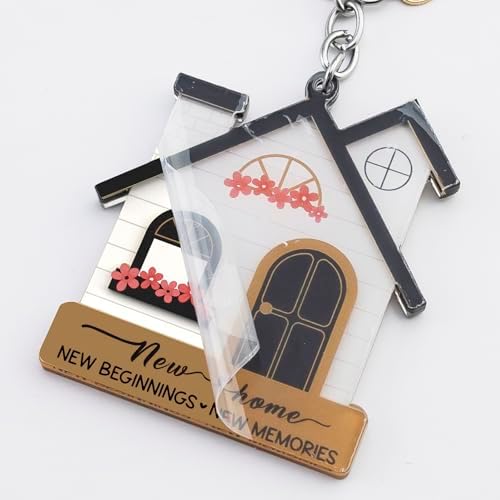 House Warming Gifts New Home Gift Ideas Acrylic House Keychain For