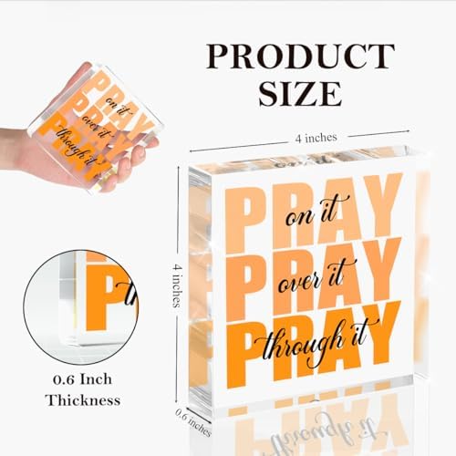 Orange Room Decor, Inspirational Christian Gifts for Women, Orange