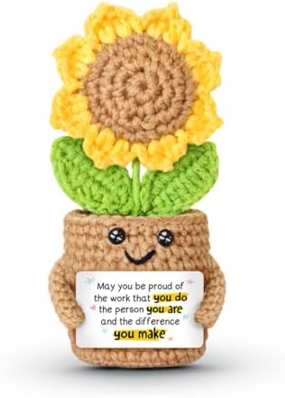 Sunflower Crochet Thank You Gifts, May You Be Proud of The Work