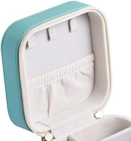 Luxury Leather Travel Jewelry Box for Women Mini Organizer Small