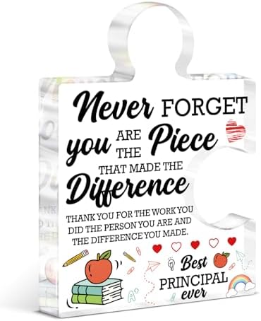 Principal Appreciation Gifts for Women Men, Retirement Gifts